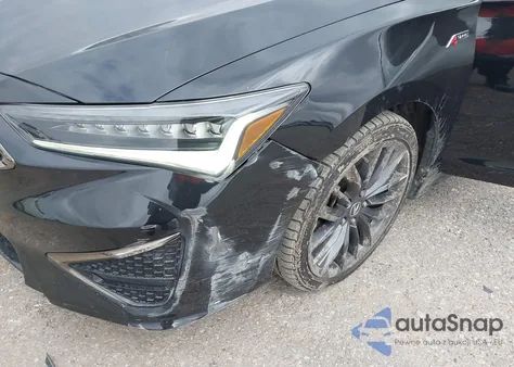 2019 Acura Ilx Premium A-Spec Packages/Technology A-Spec Packages z USA, uszkodzony, nr VIN 19UDE2F86KA014320